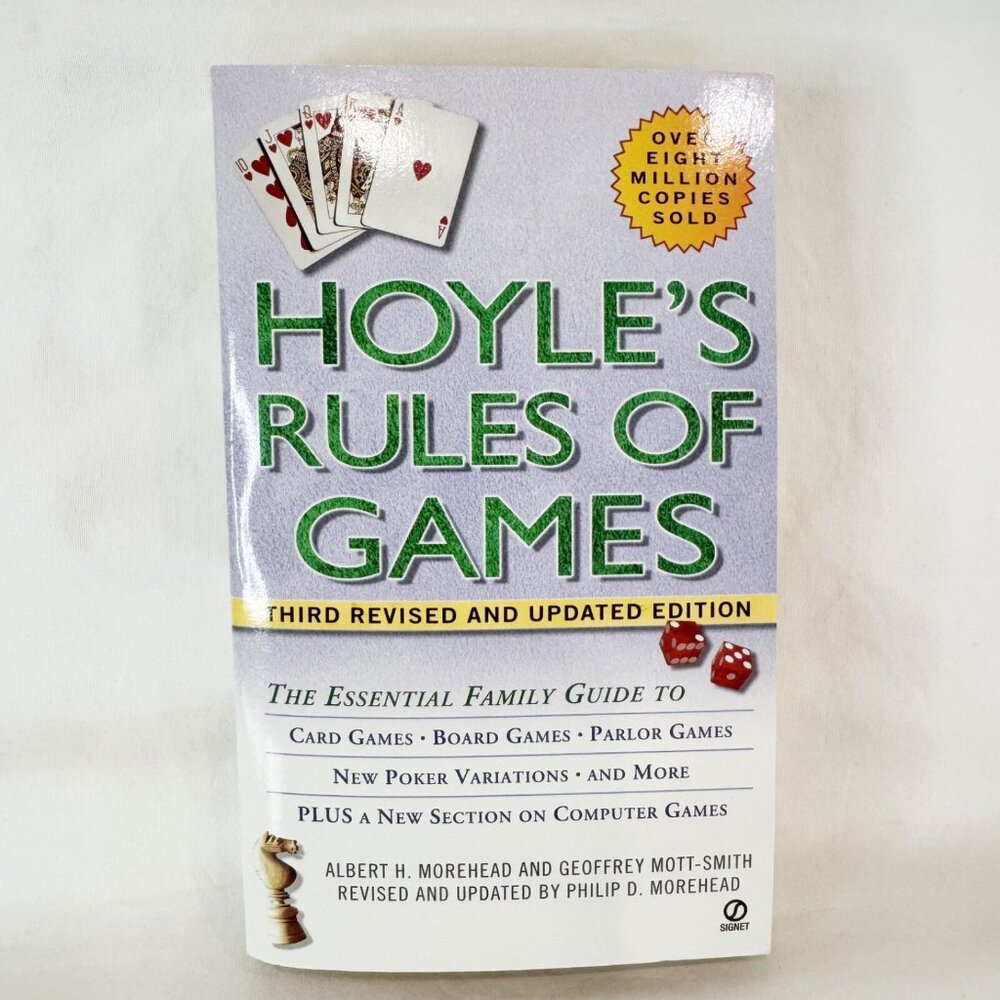 Hoyle's Rules Of Games Paperback Informative Fun Revised & Updated 2001